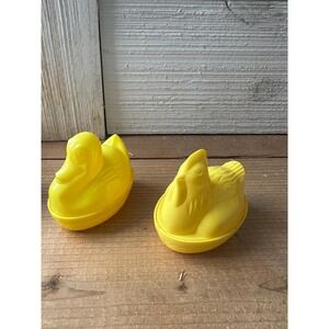 Vintage Plastic Candy Egg Holders  ( choice of 2)